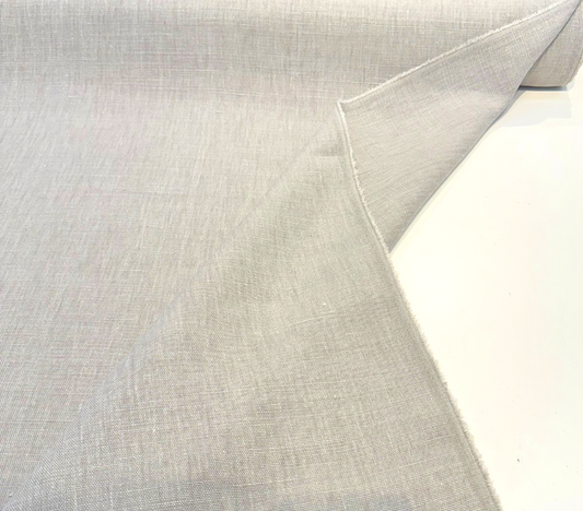 Nelen & Delbeke Belgian Linen Lino Gray Lunar Fabric By The Yard PAL01E001
