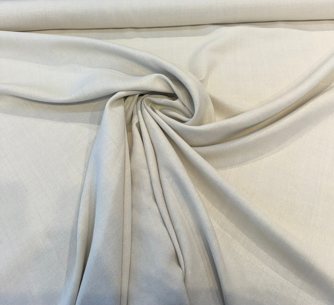 Nelen & Delbeke Belgian Linen Lino Beige Fabric By The Yard PAL01E001
