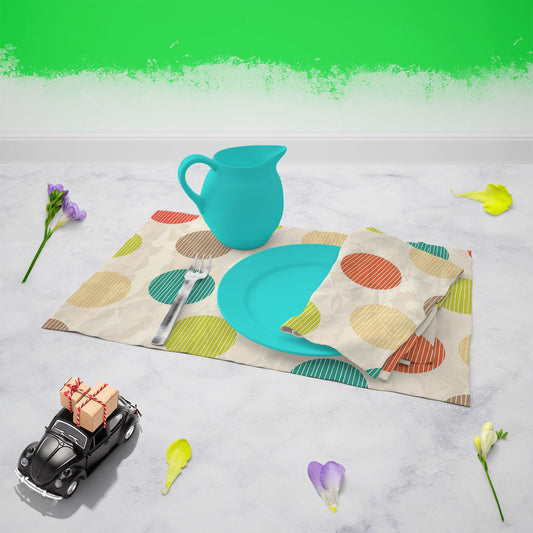 Retro Circles Table Napkin