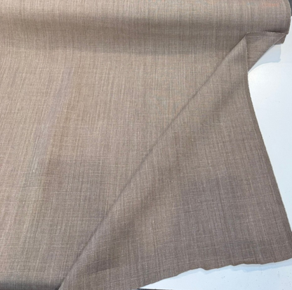 Nelen & Delbeke Belgian Linen Lino Hazelnut Brown Fabric By The Yard PAL01E001