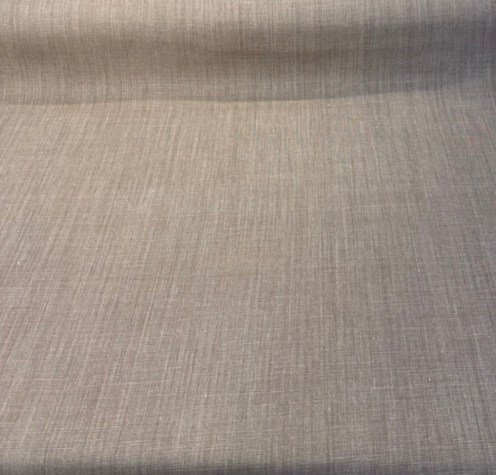 Nelen & Delbeke Belgian Linen Lino Hazelnut Brown Fabric By The Yard PAL01E001