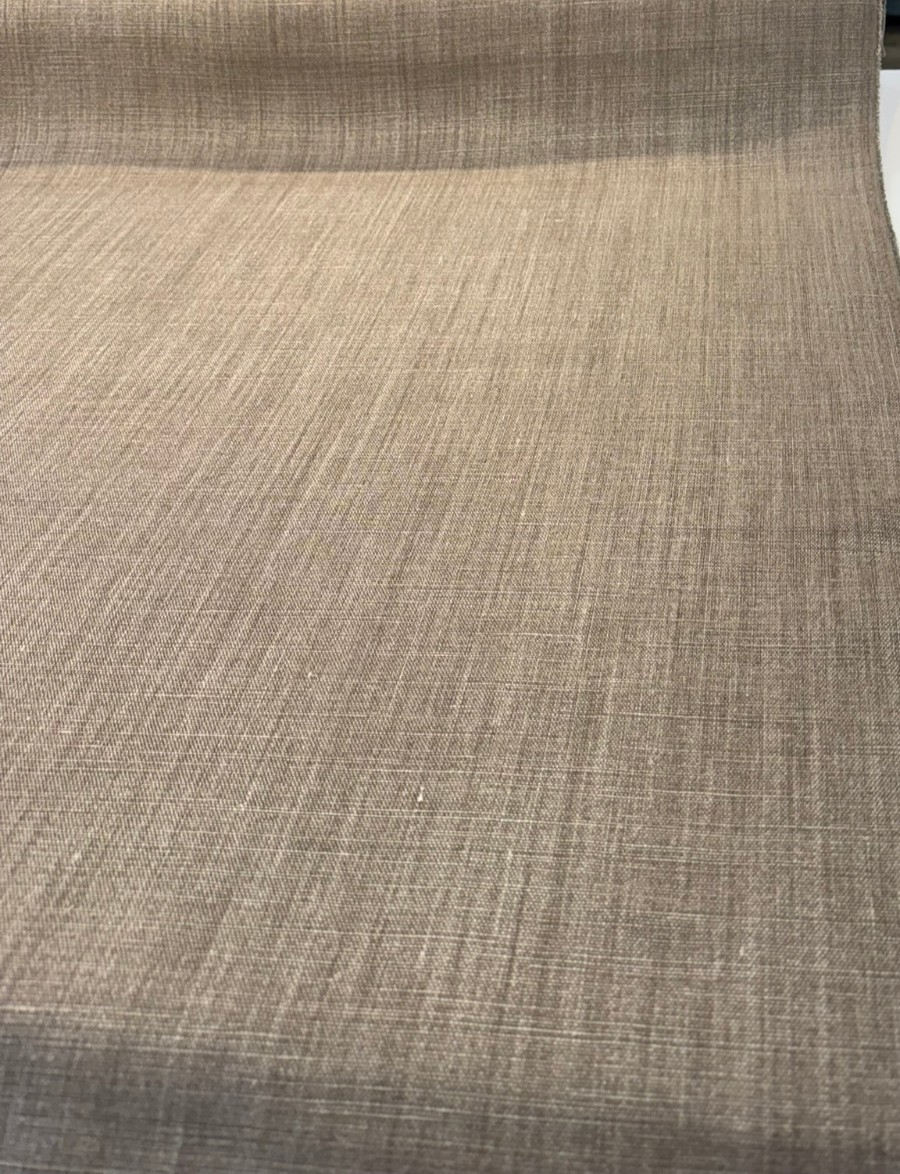 Nelen & Delbeke Belgian Linen Lino Hazelnut Brown Fabric By The Yard PAL01E001