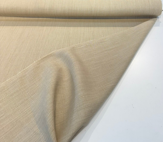 Nelen & Delbeke Belgian Linen Lino Camel Fabric By The Yard PAL01E001