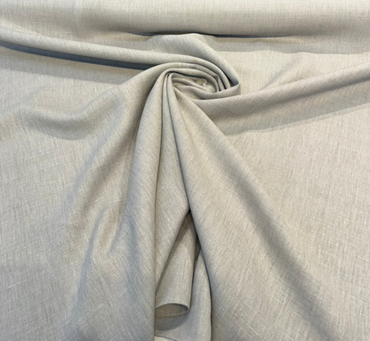 Nelen & Delbeke Belgian Linen Lino Gray Lunar Fabric By The Yard PAL01E001