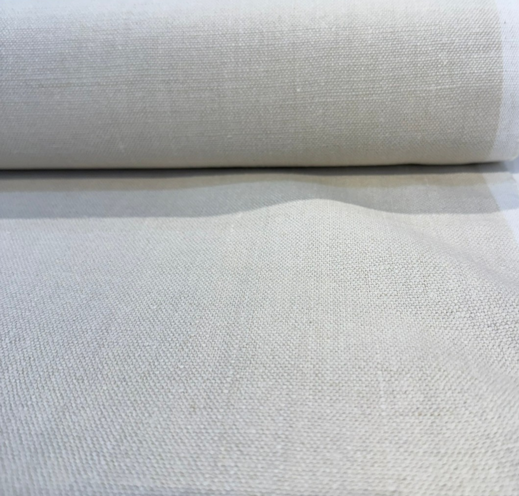 Nelen & Delbeke Belgian Linen Lino Beige Fabric By The Yard PAL01E001