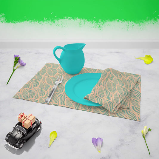 Blue Leaf D2 Table Napkin