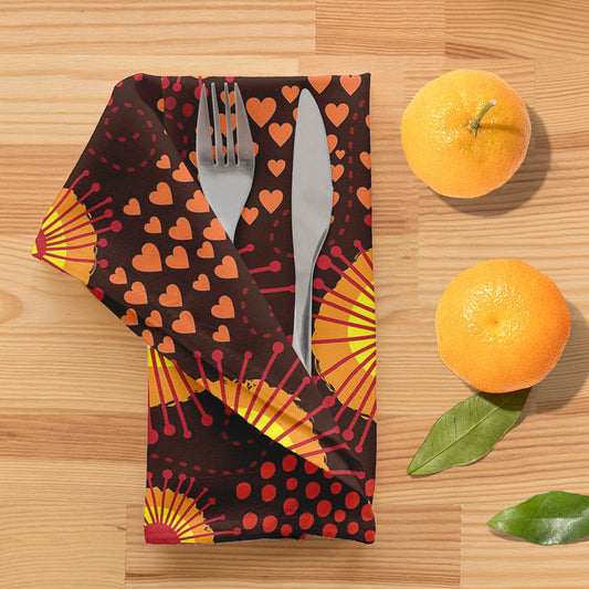 Psychedelic Art D1 Table Napkin