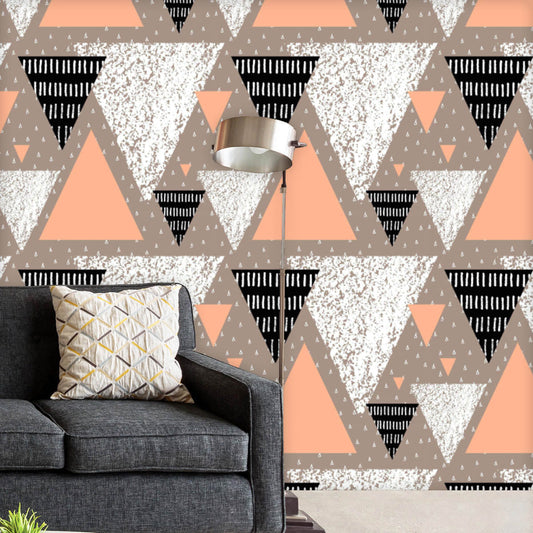 Modern Abstract Triangles Wallpaper Roll