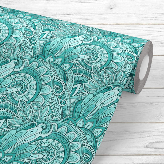 Vector Flowers Wallpaper Roll