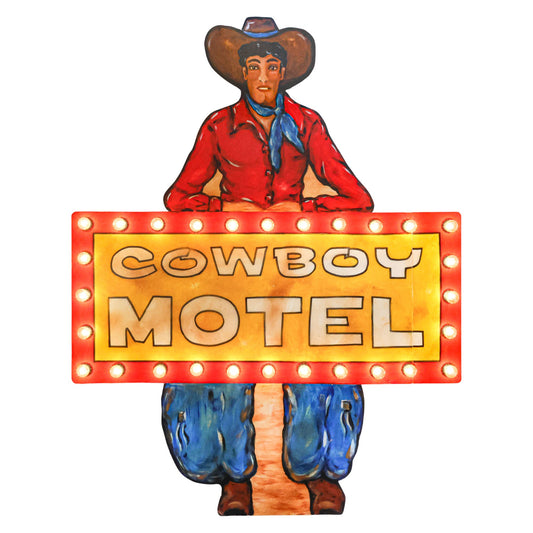 Cowboy Motel Sign